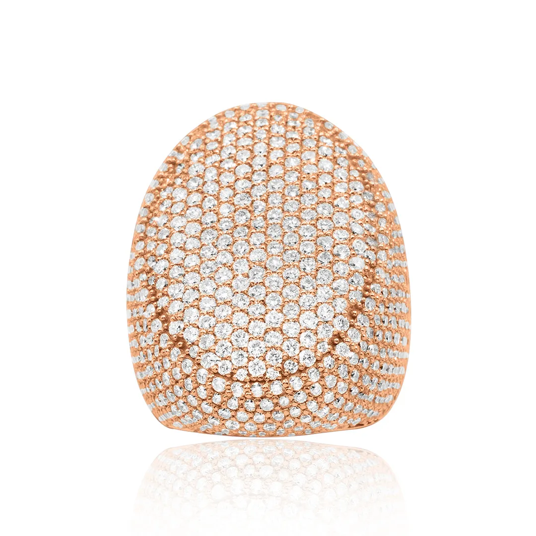 14K Rose Gold Ring 8.69 Ctw