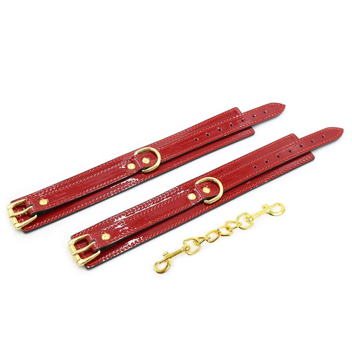 1870MQ      Candy Apple Gold Standard Ankle Cuffs