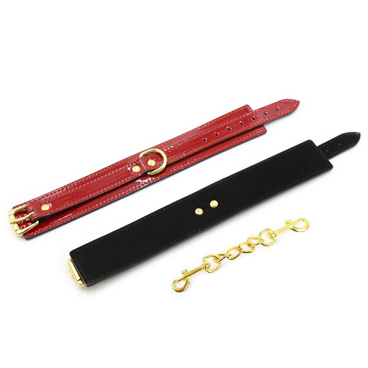 1870MQ      Candy Apple Gold Standard Ankle Cuffs