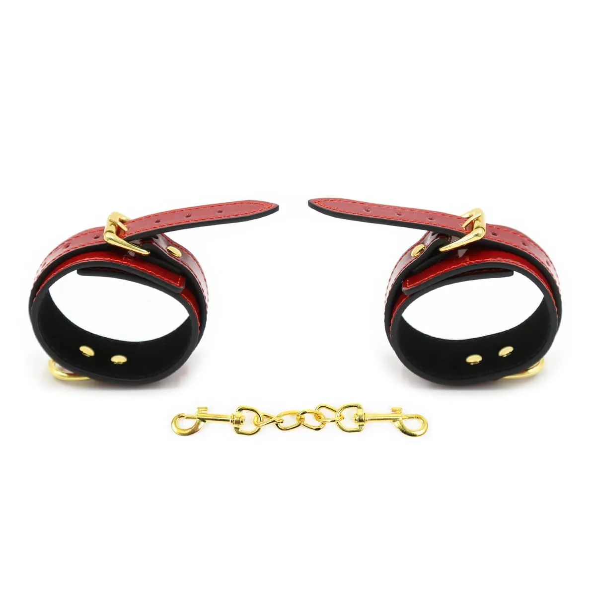 1870MQ      Candy Apple Gold Standard Ankle Cuffs