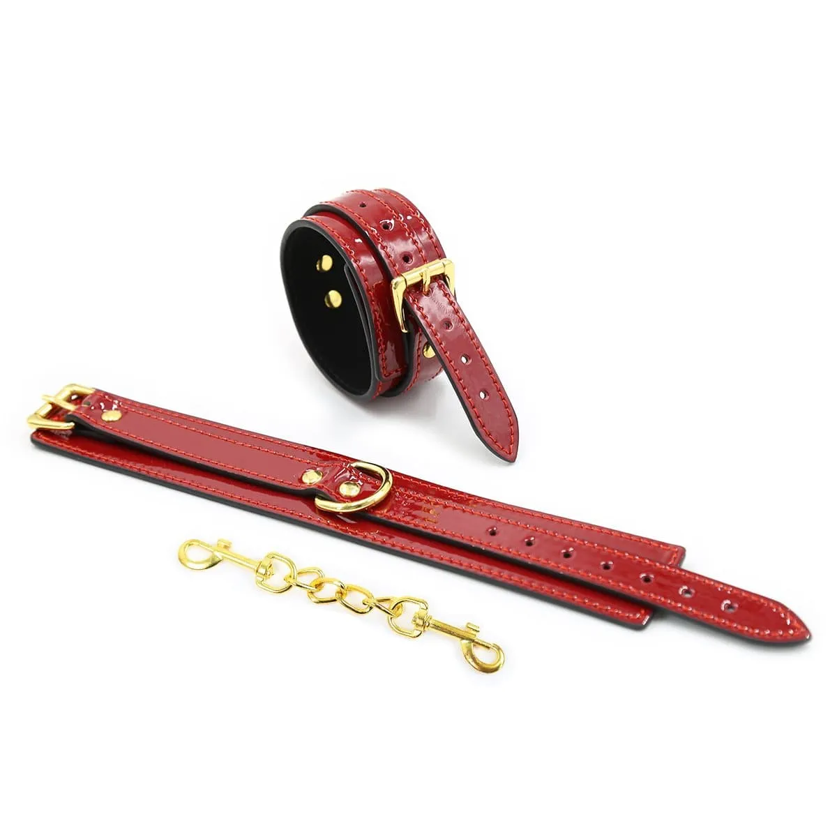 1870MQ      Candy Apple Gold Standard Ankle Cuffs