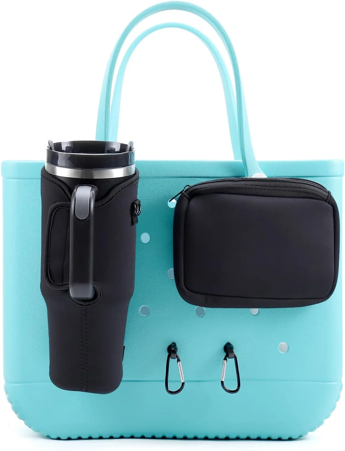 4PCS Organizer Holder for Bogg Bag, Accessories for Bogg Bags, Phone & Cup Holder compatible with Bogg Bag Original