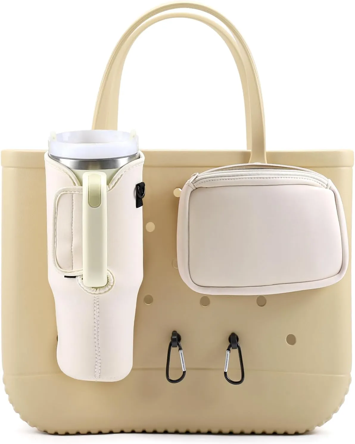 4PCS Organizer Holder for Bogg Bag, Accessories for Bogg Bags, Phone & Cup Holder compatible with Bogg Bag Original