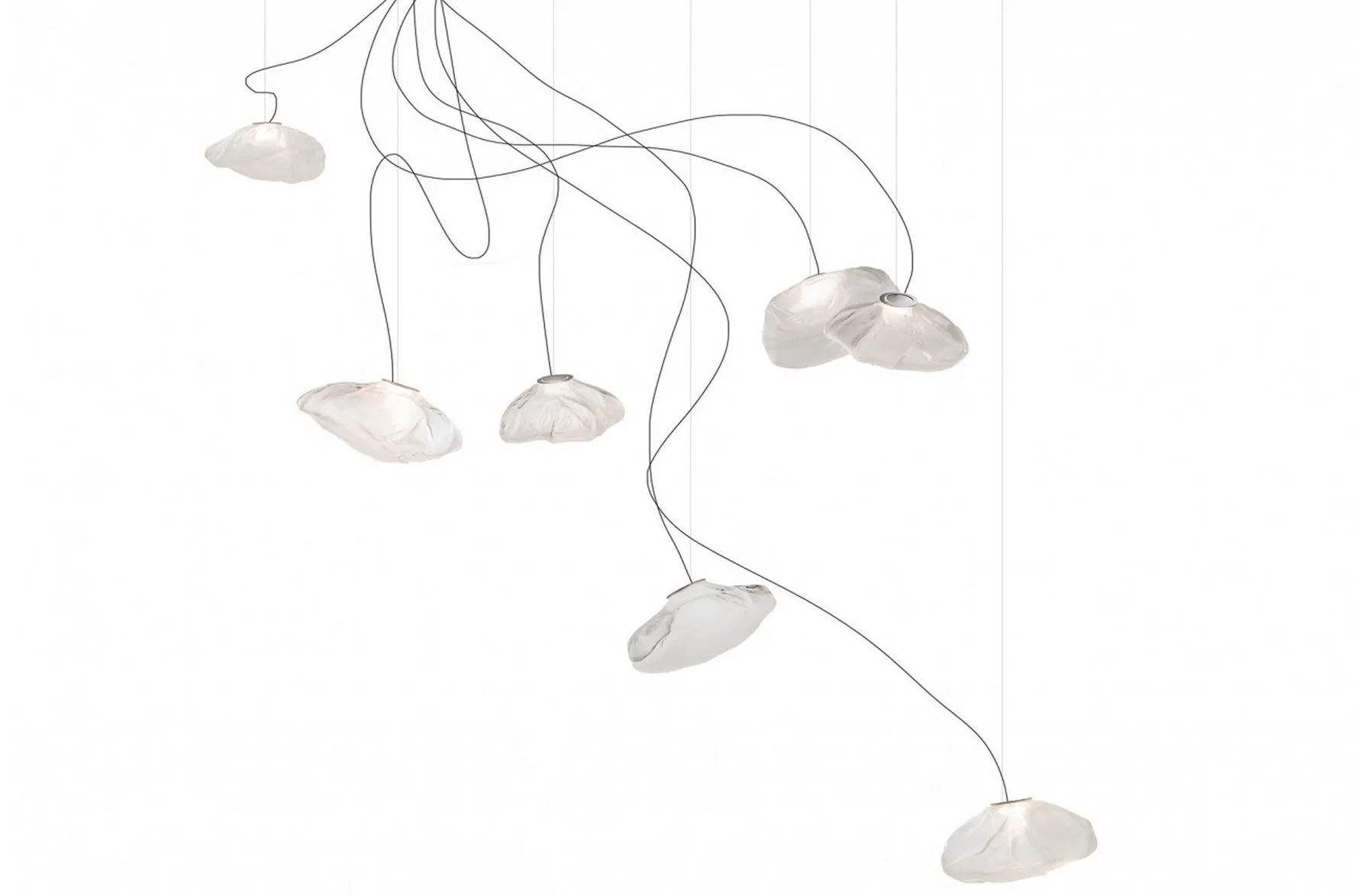 73.7 Sculptural Suspension Lamp
