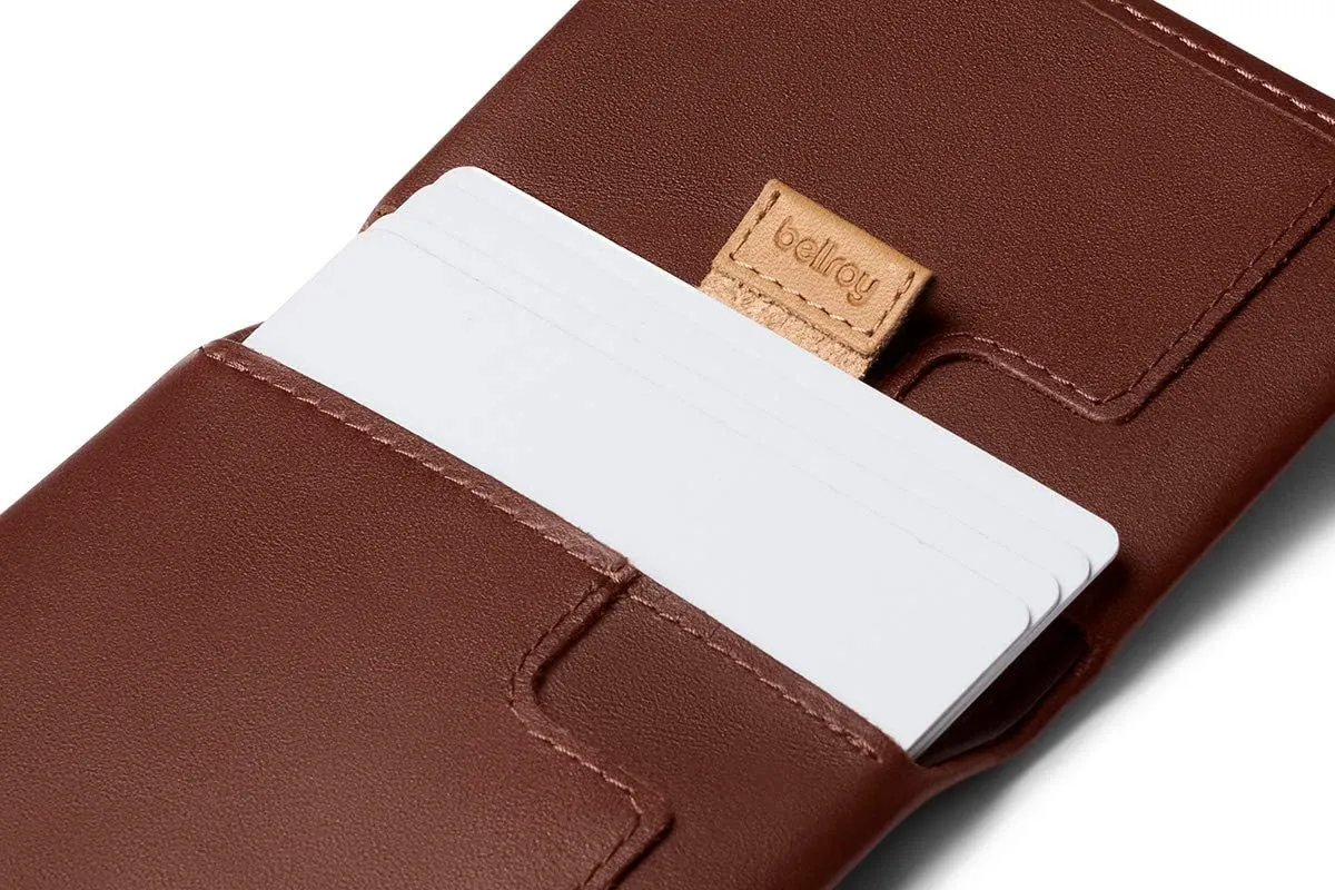 Bellroy Slim Sleeve, slim leather wallet (Max. 8 cards and bills)