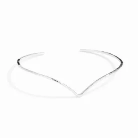 Chevron Cuff, Silver