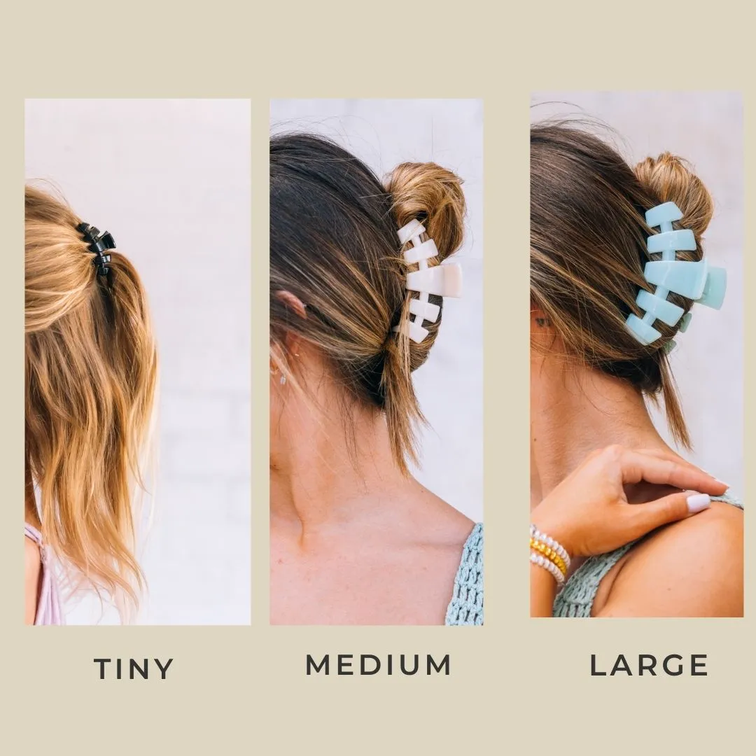 Classic Coconut White Medium Hair Clip