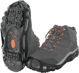 Crampons for Women Men Walking on Snow and IceWinter Outdoor Anti Slip Ice Grips for Hiking Fishing Climbing Boots Shoes