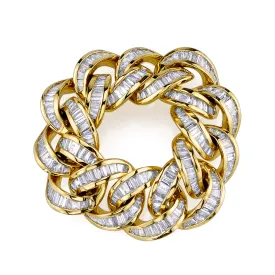 DIAMOND BAGUETTE ESSENTIAL LINK RING