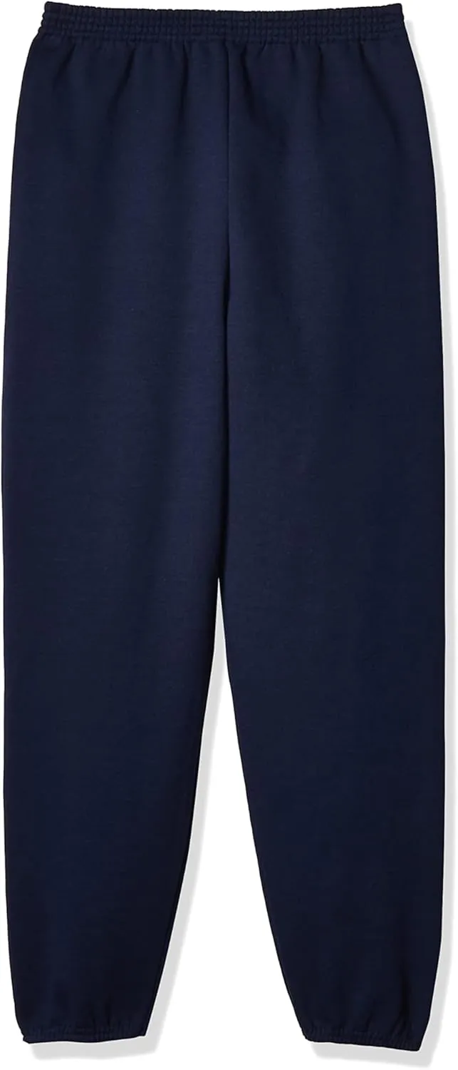 Hanes Boys EcoSmart Fleece Sweatpants, Midweight Cotton/Poly Fleece Pants for Boys, Cuffed Sweats