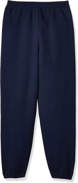 Hanes Boys EcoSmart Fleece Sweatpants, Midweight Cotton/Poly Fleece Pants for Boys, Cuffed Sweats