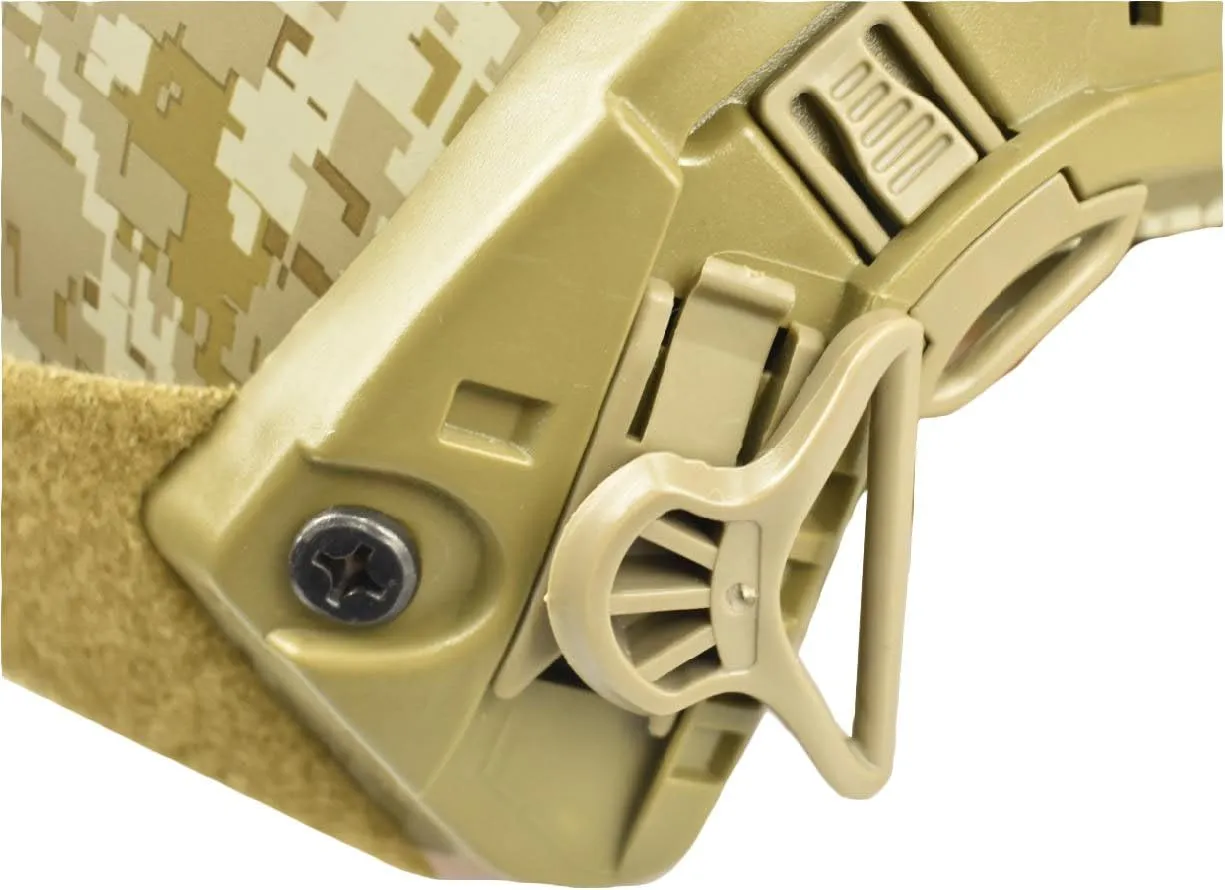 Jadedragon Tactical Airsoft Helmet Accessories Swivel Goggle Clip for ARC Rail Equipped ACH/MICH/Helmet