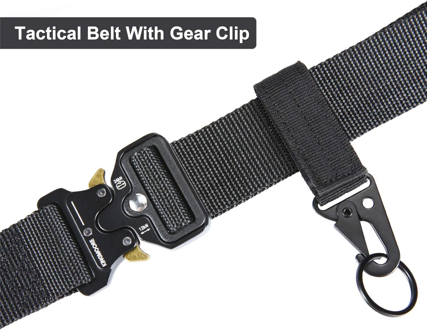 KingMoore 3 Pack Tactical Belt for EDC Battle Military Utility Combat Gear with Heavy-Duty Quick-Release Metal Buckle