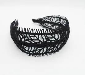 leaf pattern headband punched leave hairband women hair accessory