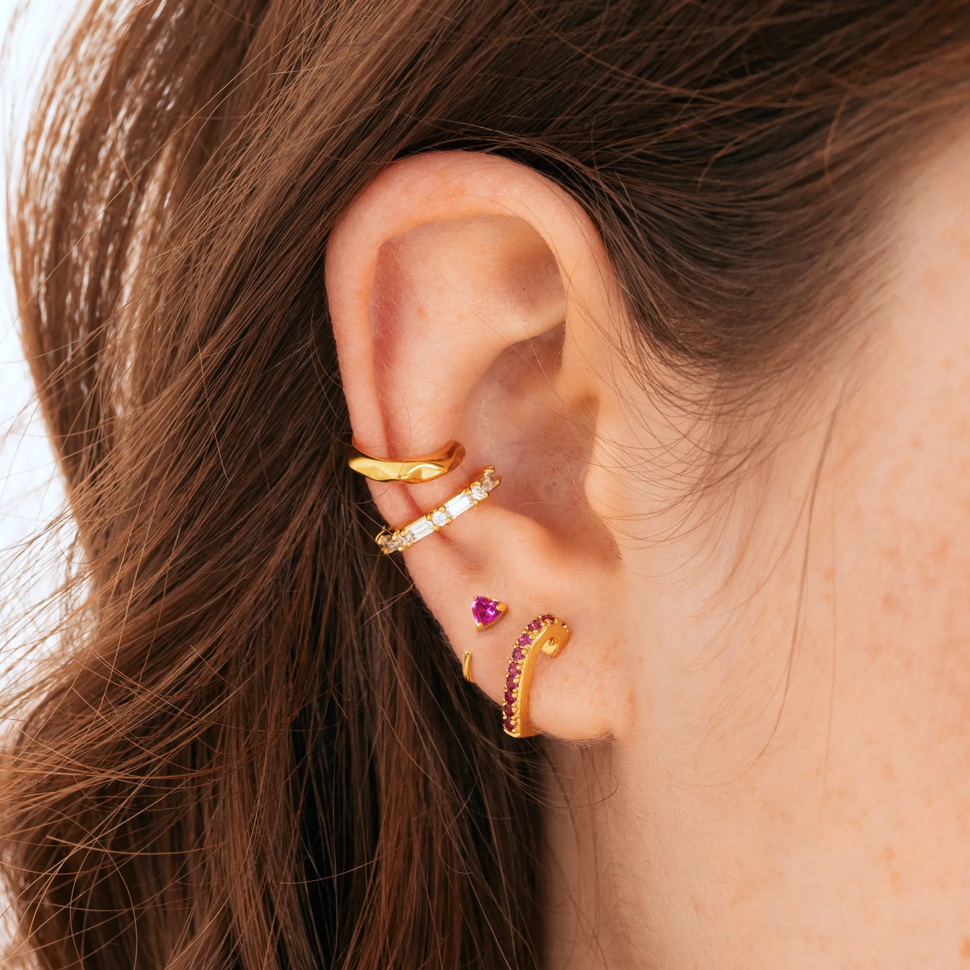 Minimal Starlight Ear Cuff