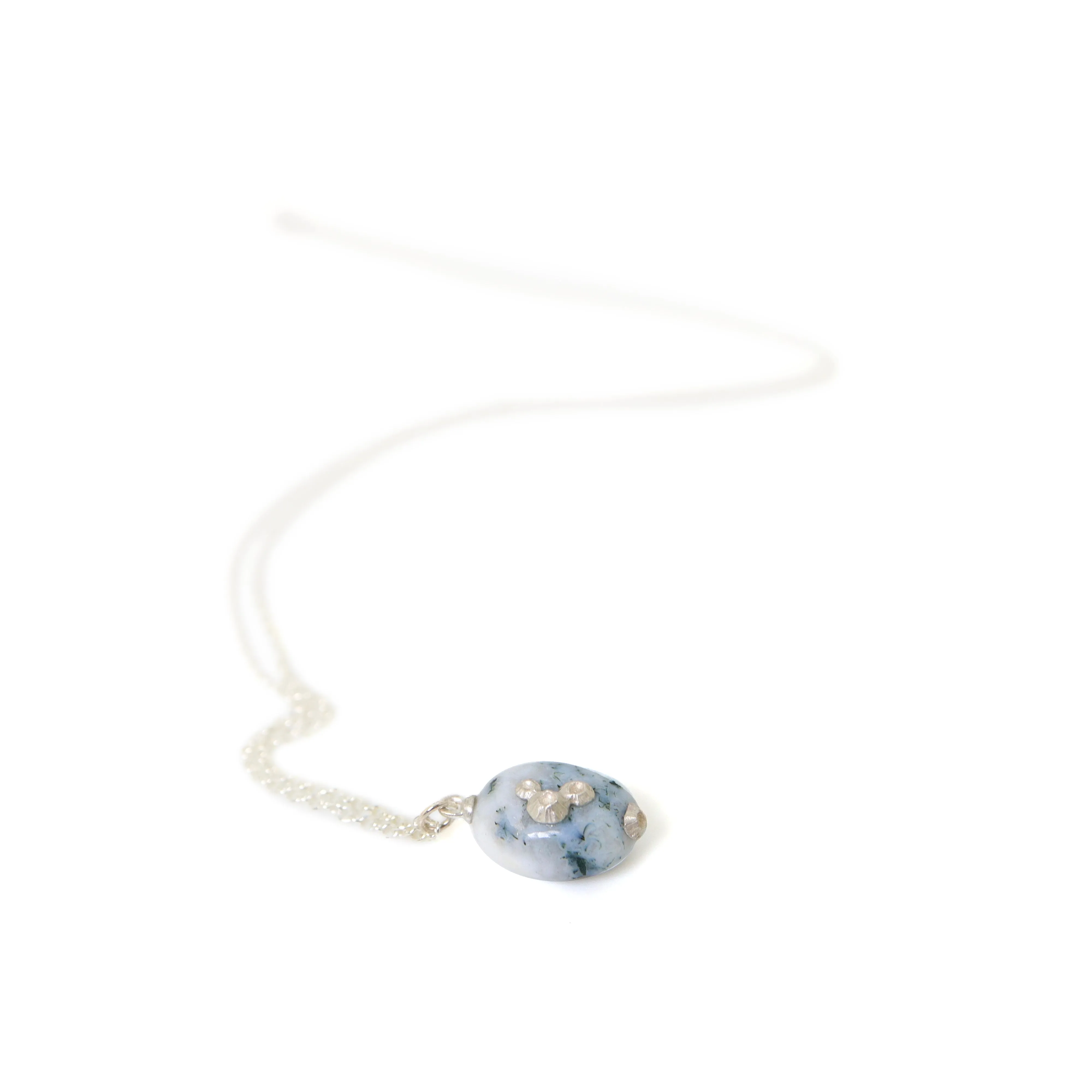 Moss of Éire Opal Ruthie B. Necklaces with Barnacles