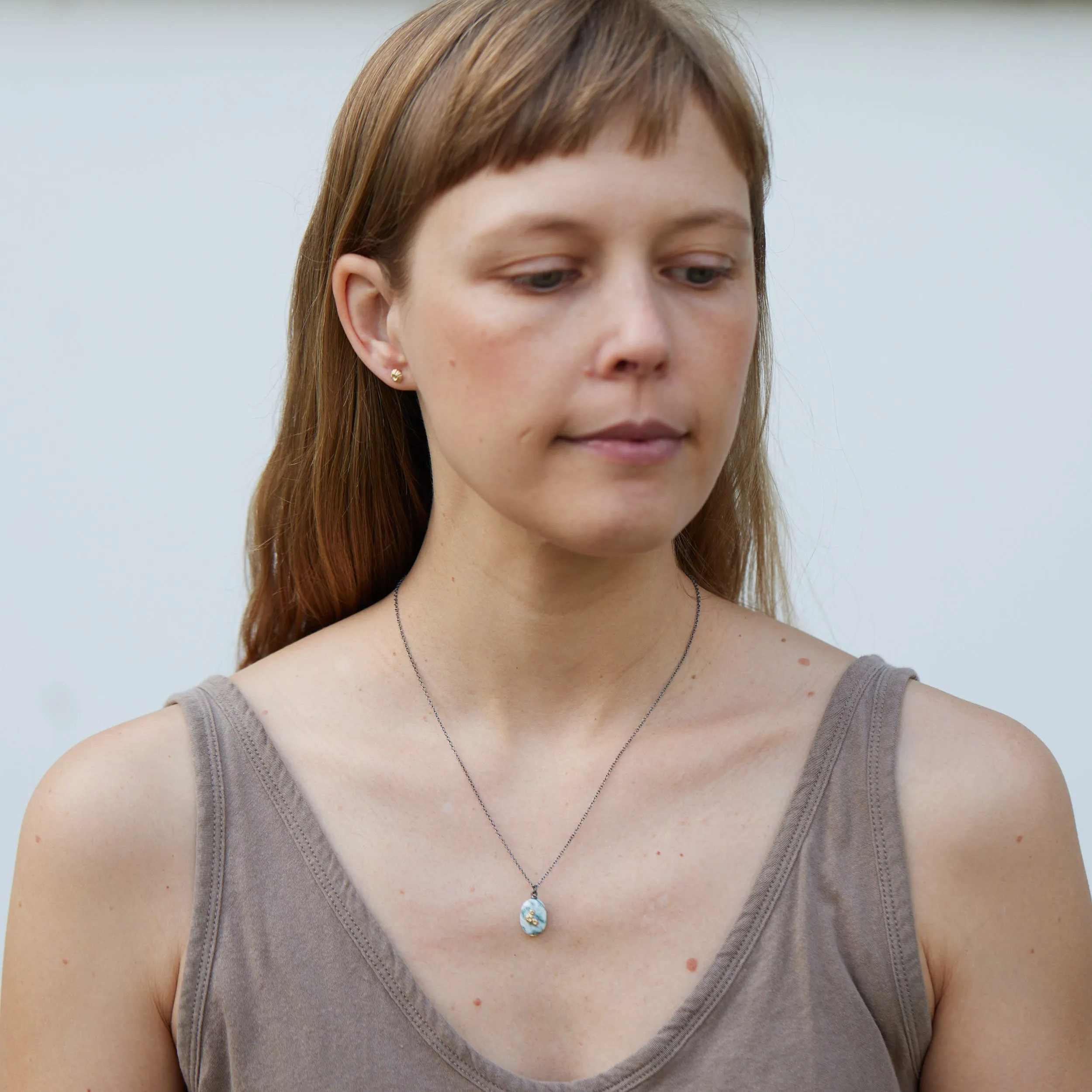 Moss of Éire Opal Ruthie B. Necklaces with Barnacles