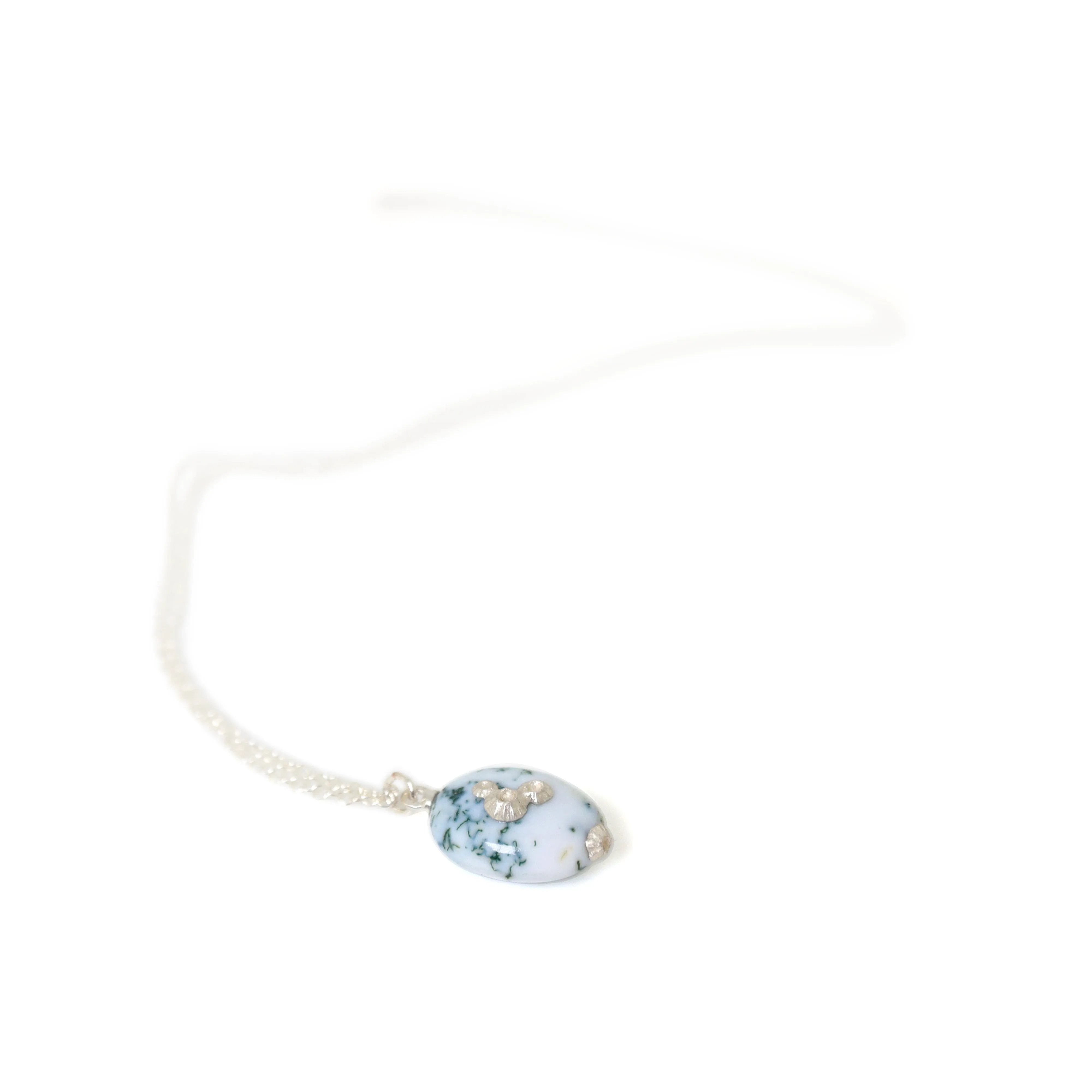 Moss of Éire Opal Ruthie B. Necklaces with Barnacles