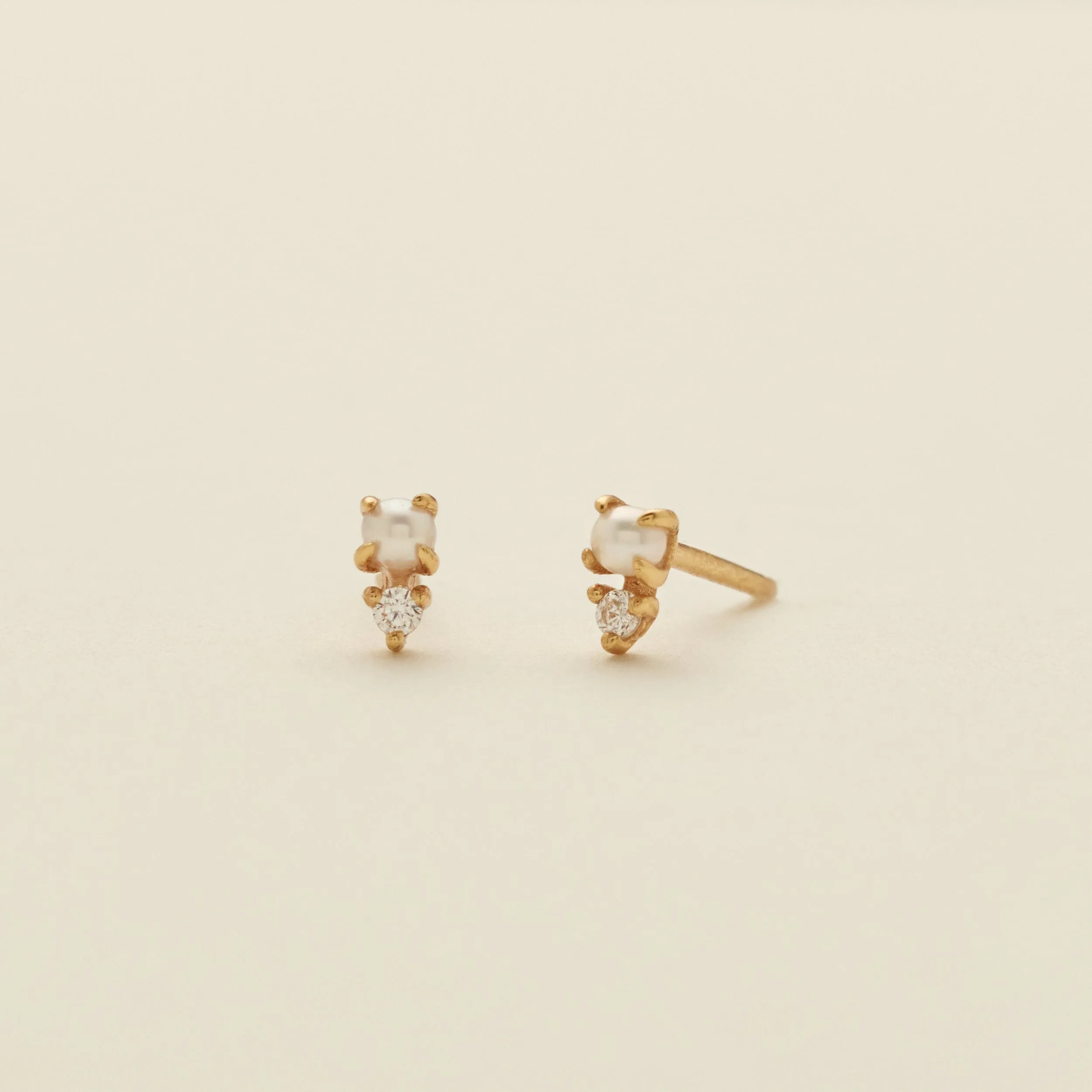 Petite Pearl Stud Earrings
