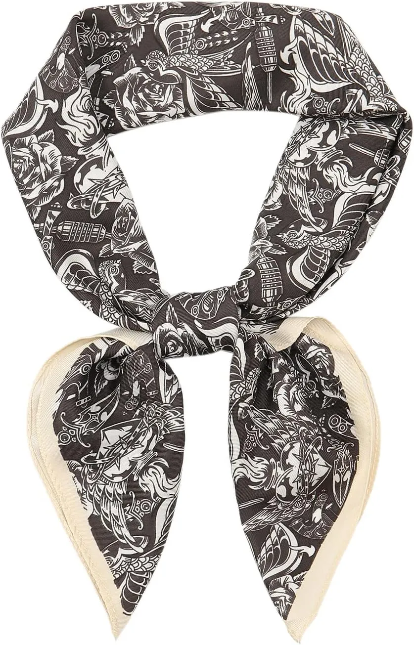 RIIQIICHY Women Head Hair Scarf Like Satin Silk Scarf Sleeping Hair Wrapping Night 27.5"