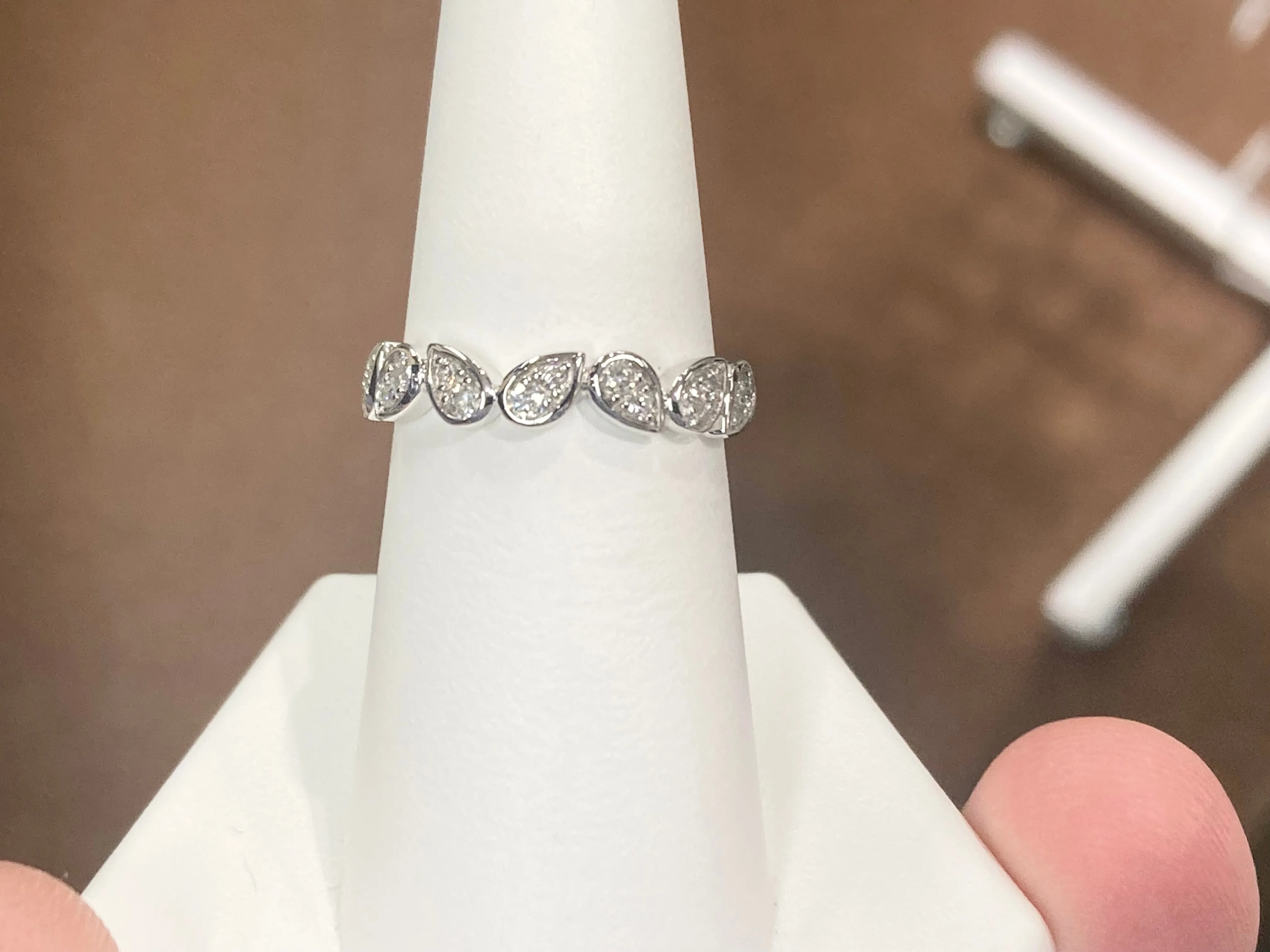 Silver Diamond Ring