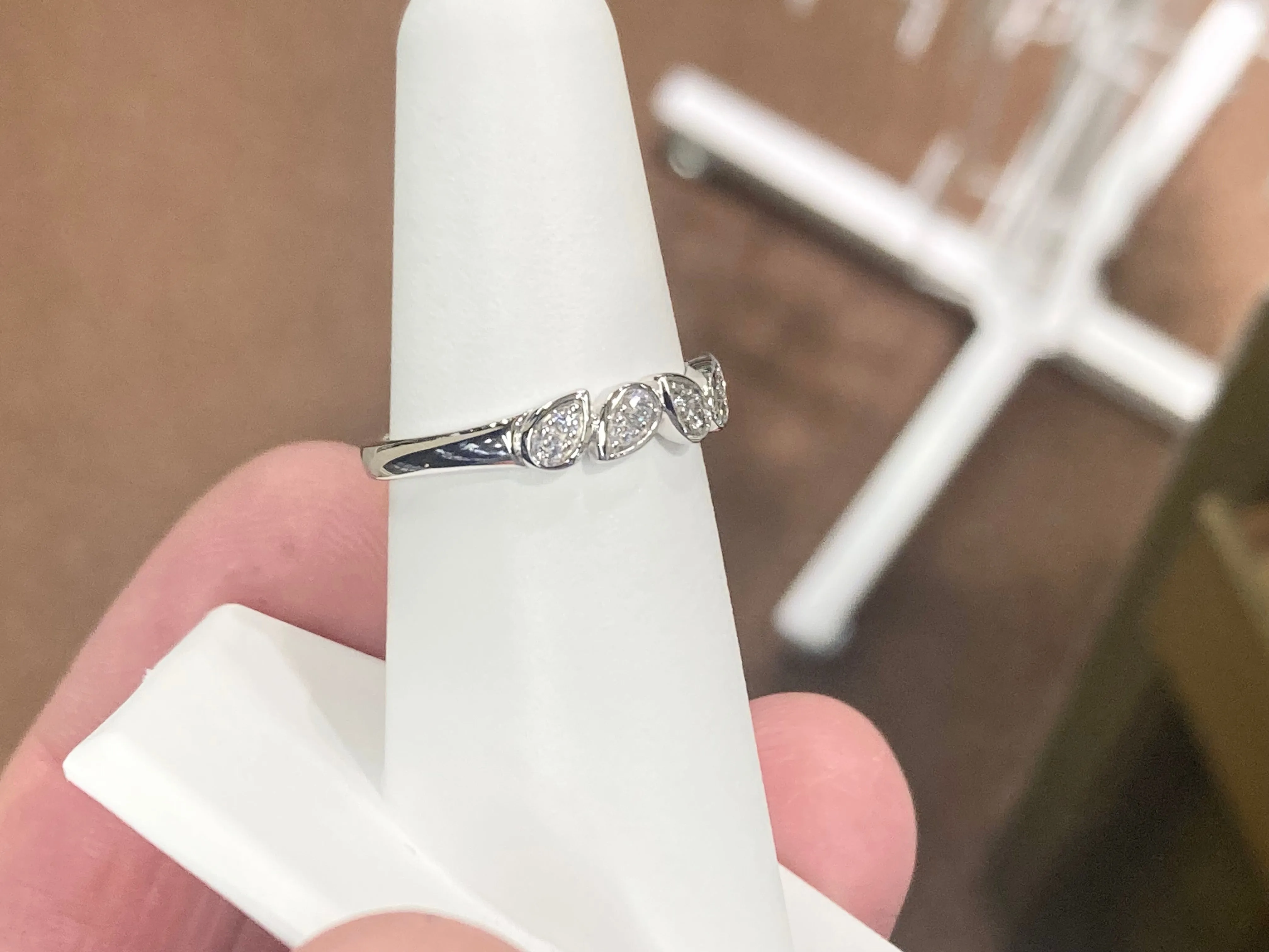 Silver Diamond Ring