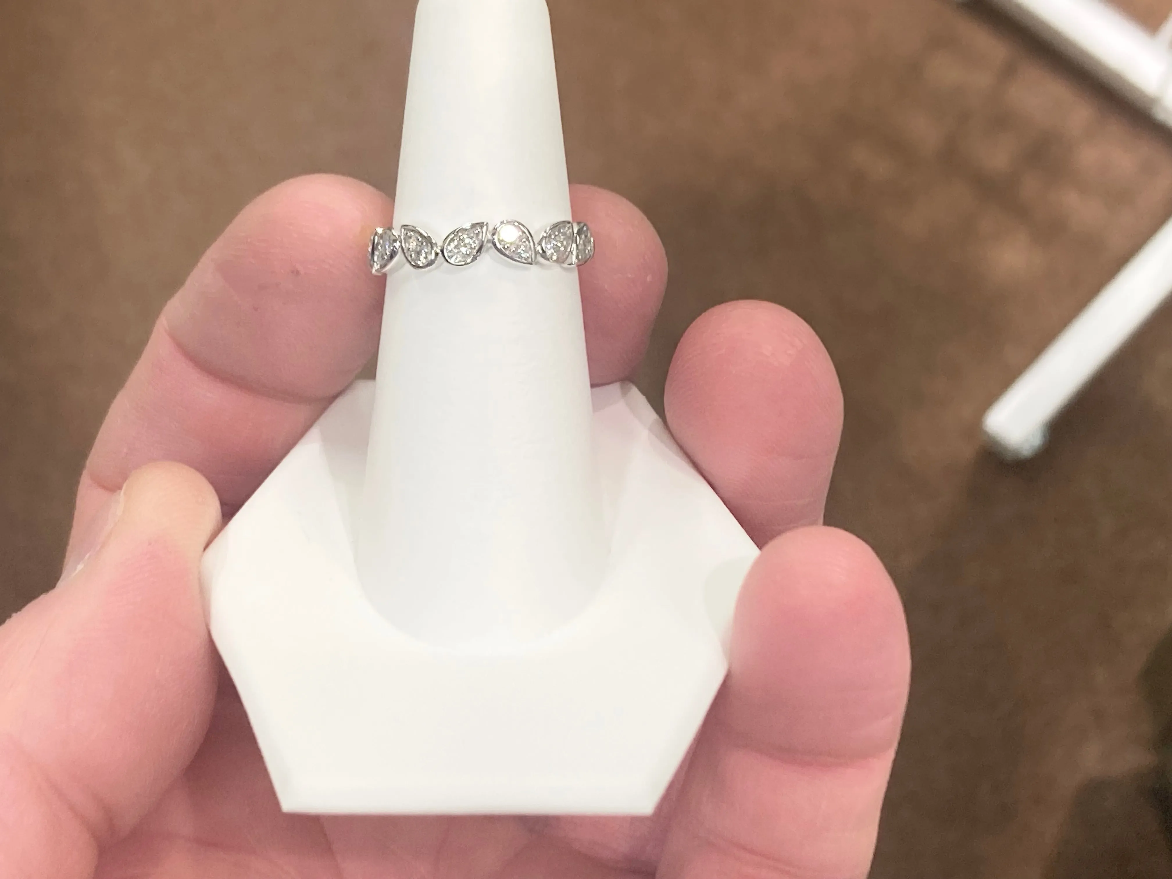 Silver Diamond Ring