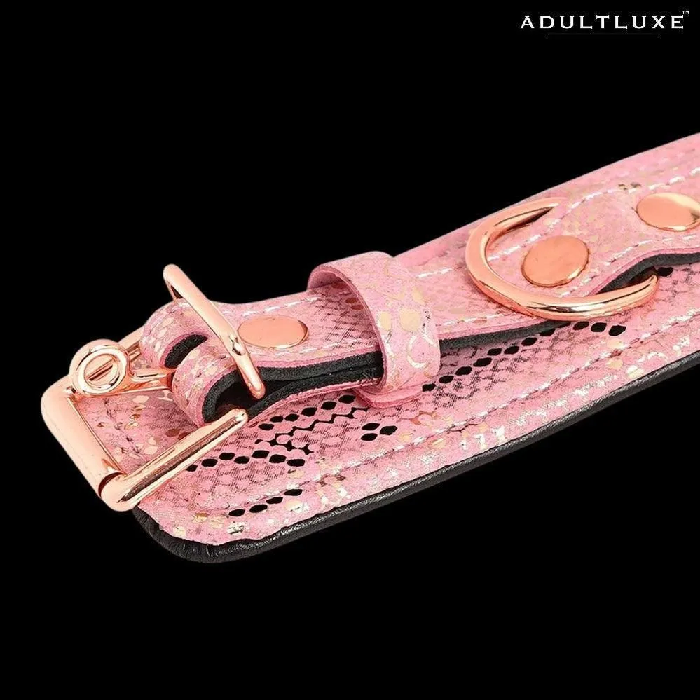 Snake Print Wrist Restraints