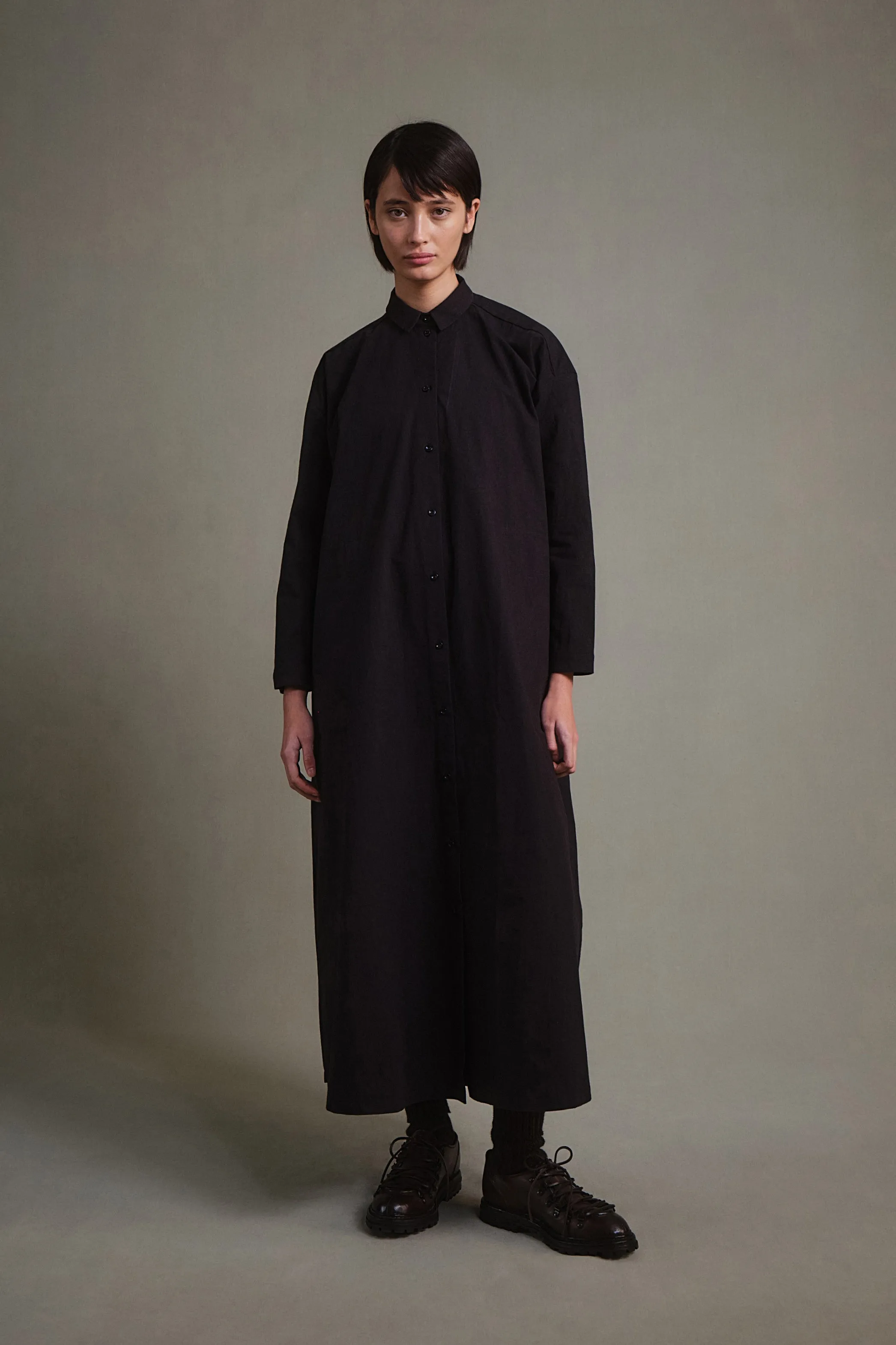 THE DRAUGHTSMAN DRESS / COTTON FLINT