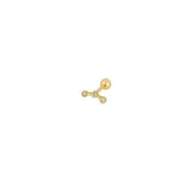 Tiny 3 Round Stones Constellation Piercing