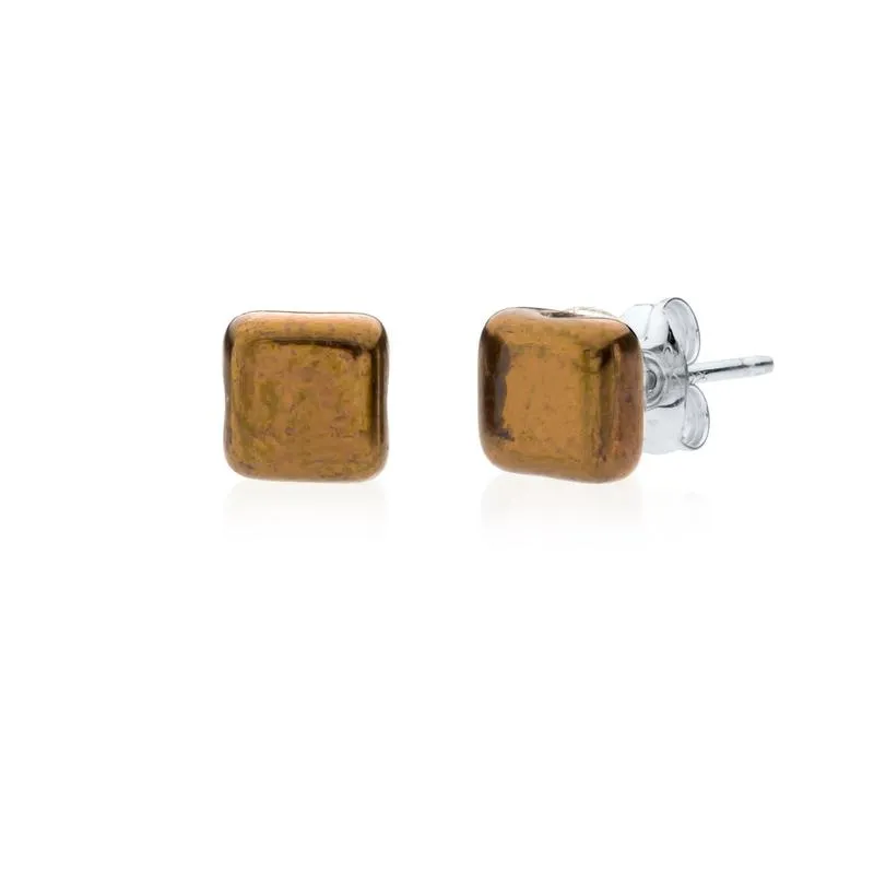Trilogy Tiny Stud Earrings