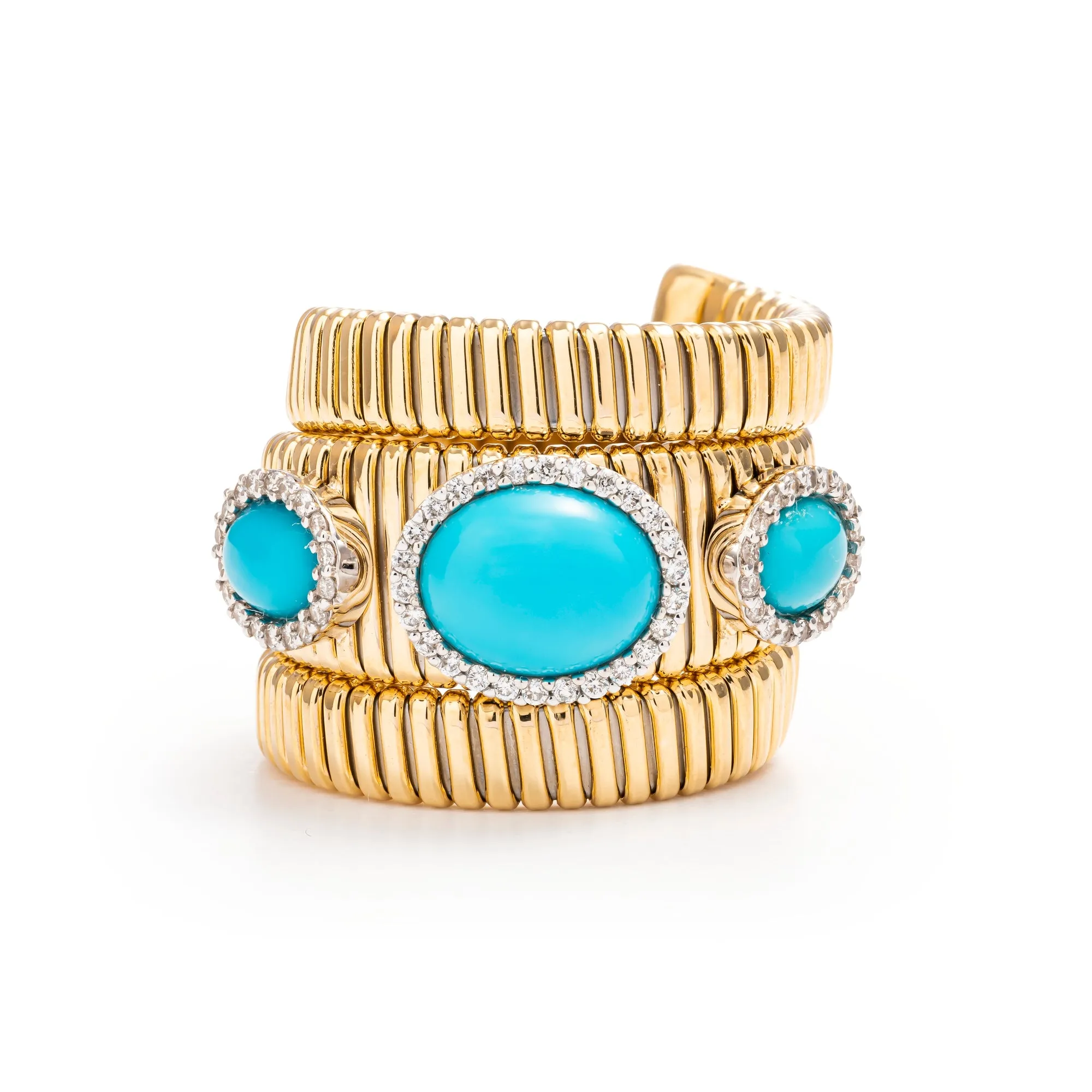Tubogas Tourquoise Ring