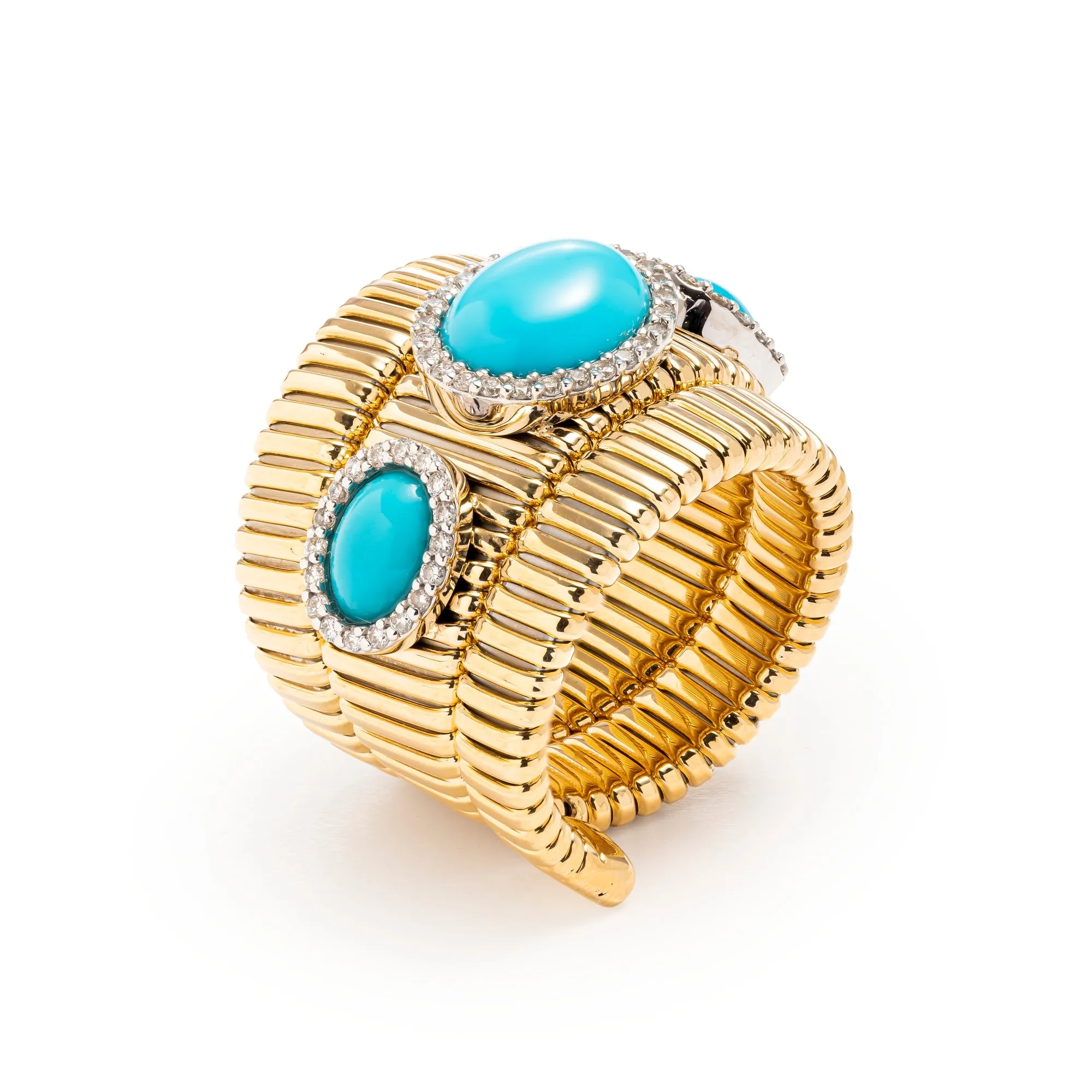 Tubogas Tourquoise Ring