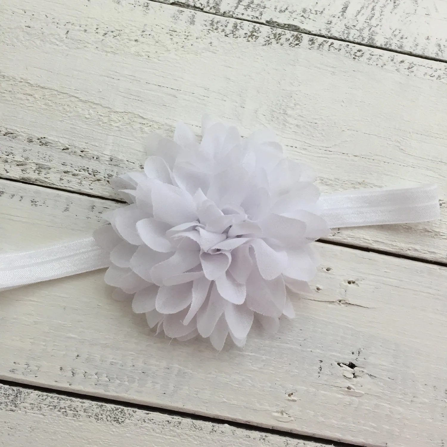 White Flower Headband