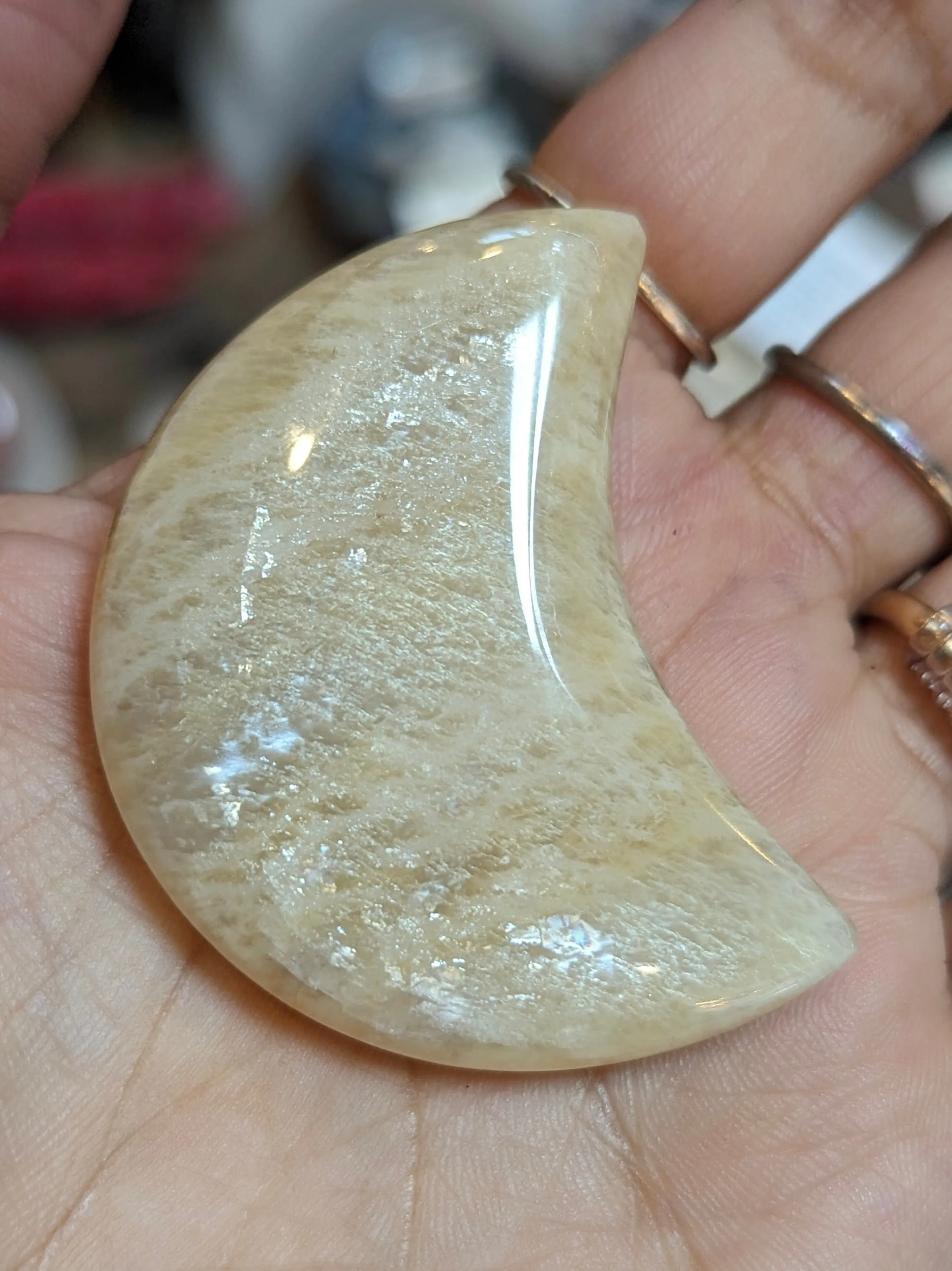 Witch's Way Craft Feldspar Moons | Sand & Red